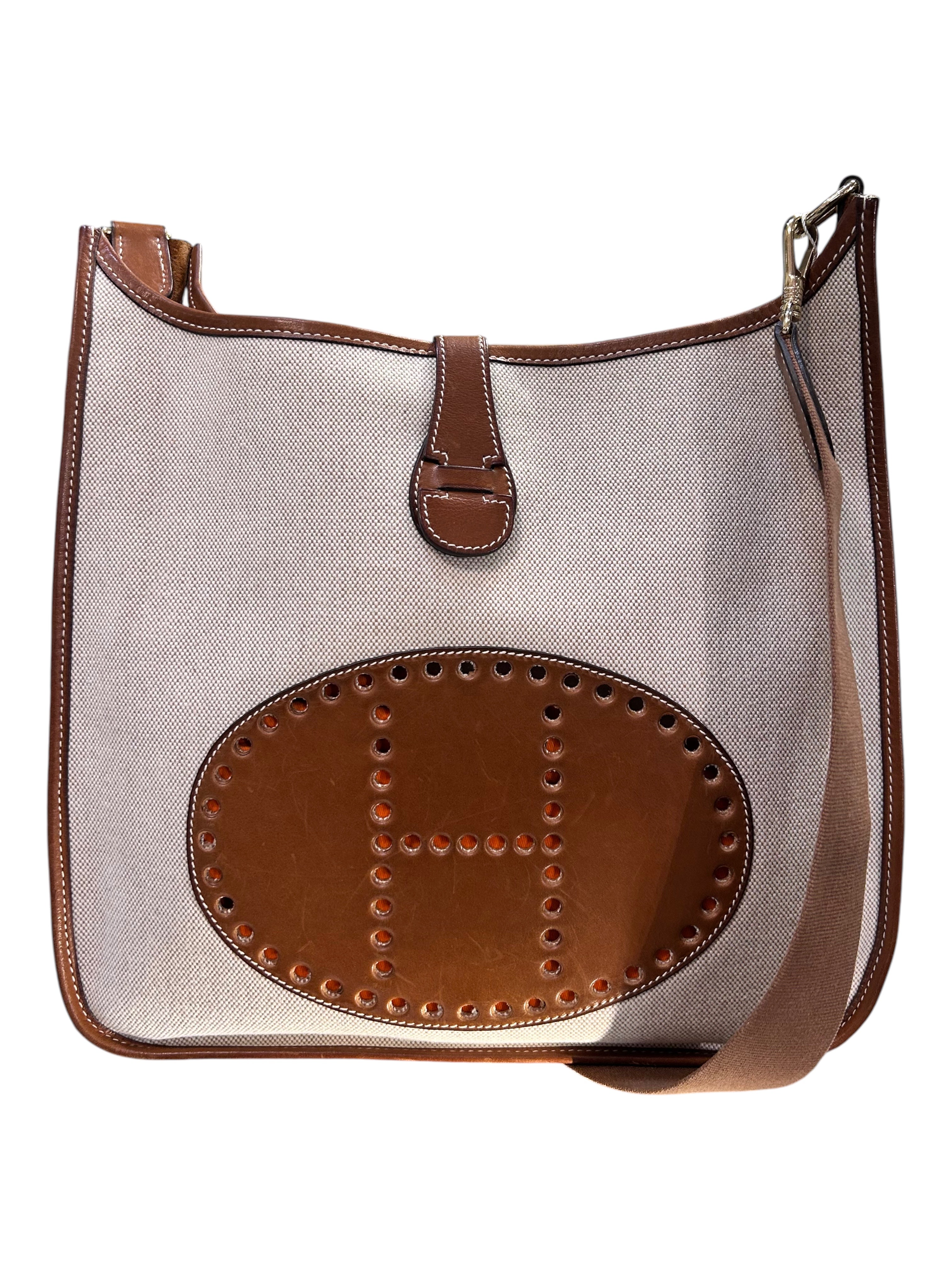 ショルダーバッグ HERMES vintage leather Special original Hermès Trim Shoulder Bag – Vintage Amazonia