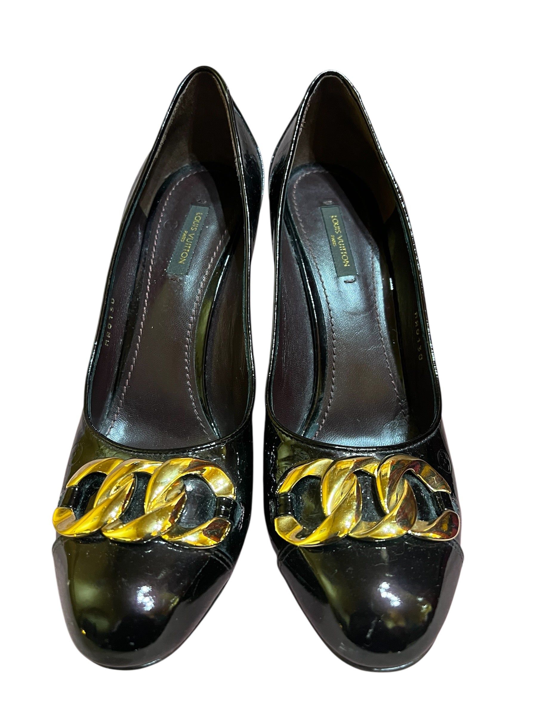 Louis Vuitton Leather Heels – Opulence Vintage