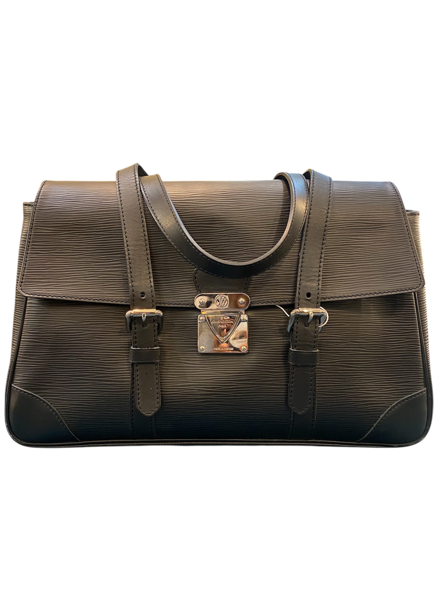 y*6様 Louis Vuitton ビジネスバッグ 2006 Louis Vuitton Handbag Black Epi Leather – Opulence Vintage