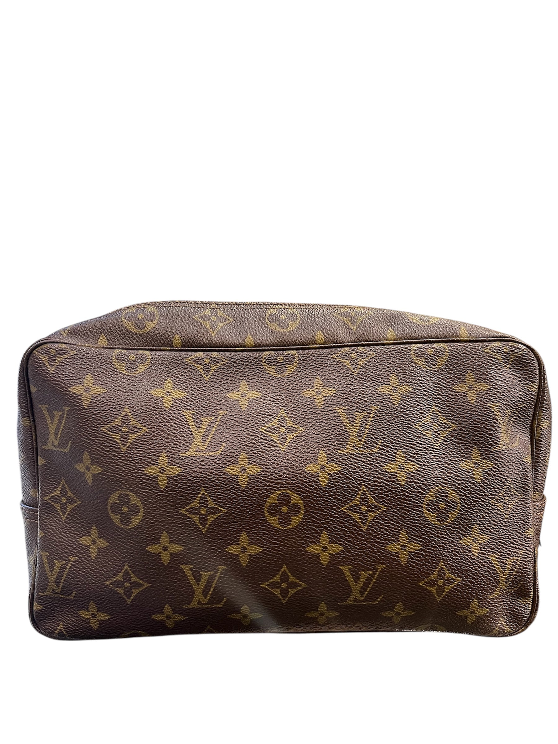 Louis Vuitton モノグラム クラッチバッグ　ヴィンテージ 1982 Louis Vuitton monogram canvas clutch – Opulence Vintage