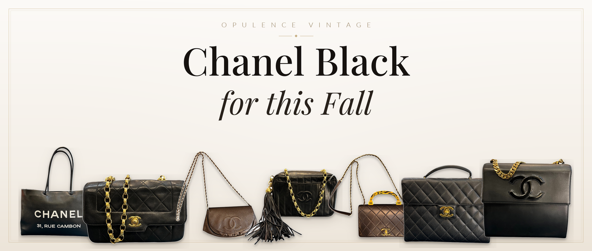 BLACK CHANEL FOR FALL