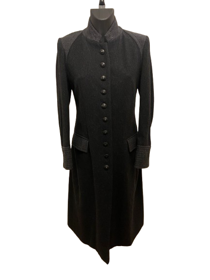 Yves Saint Laurent Grey Wool Coat ( from Stefano Pilati 2011)