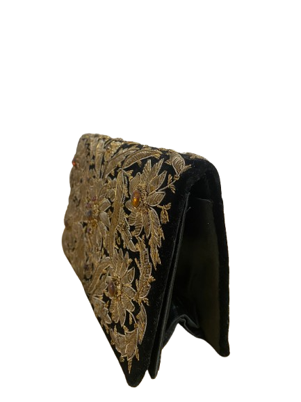 Vintage Embroidered Clutch