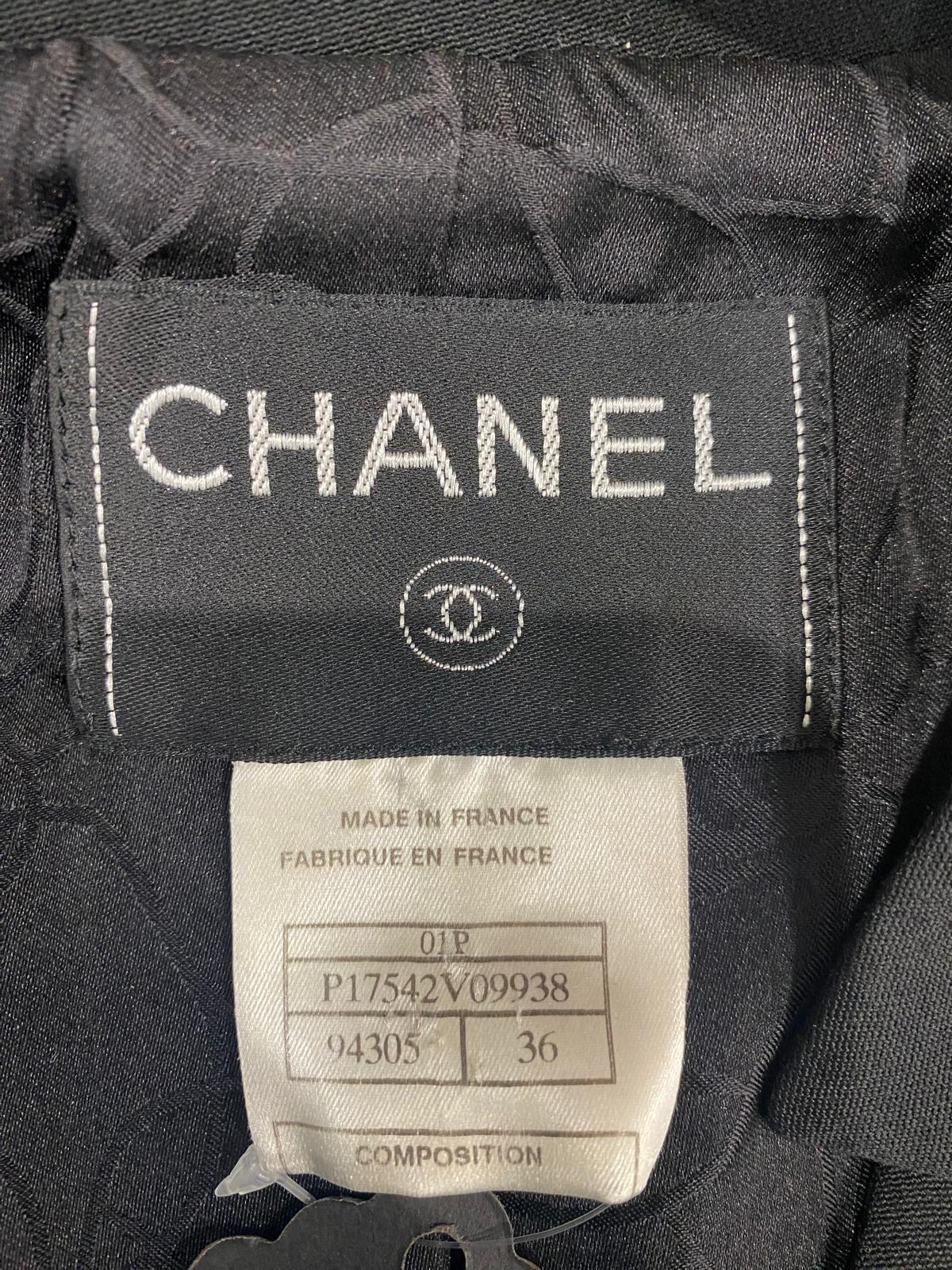Chanel Black Blazer S/S 01 by Karl Lagerfeld