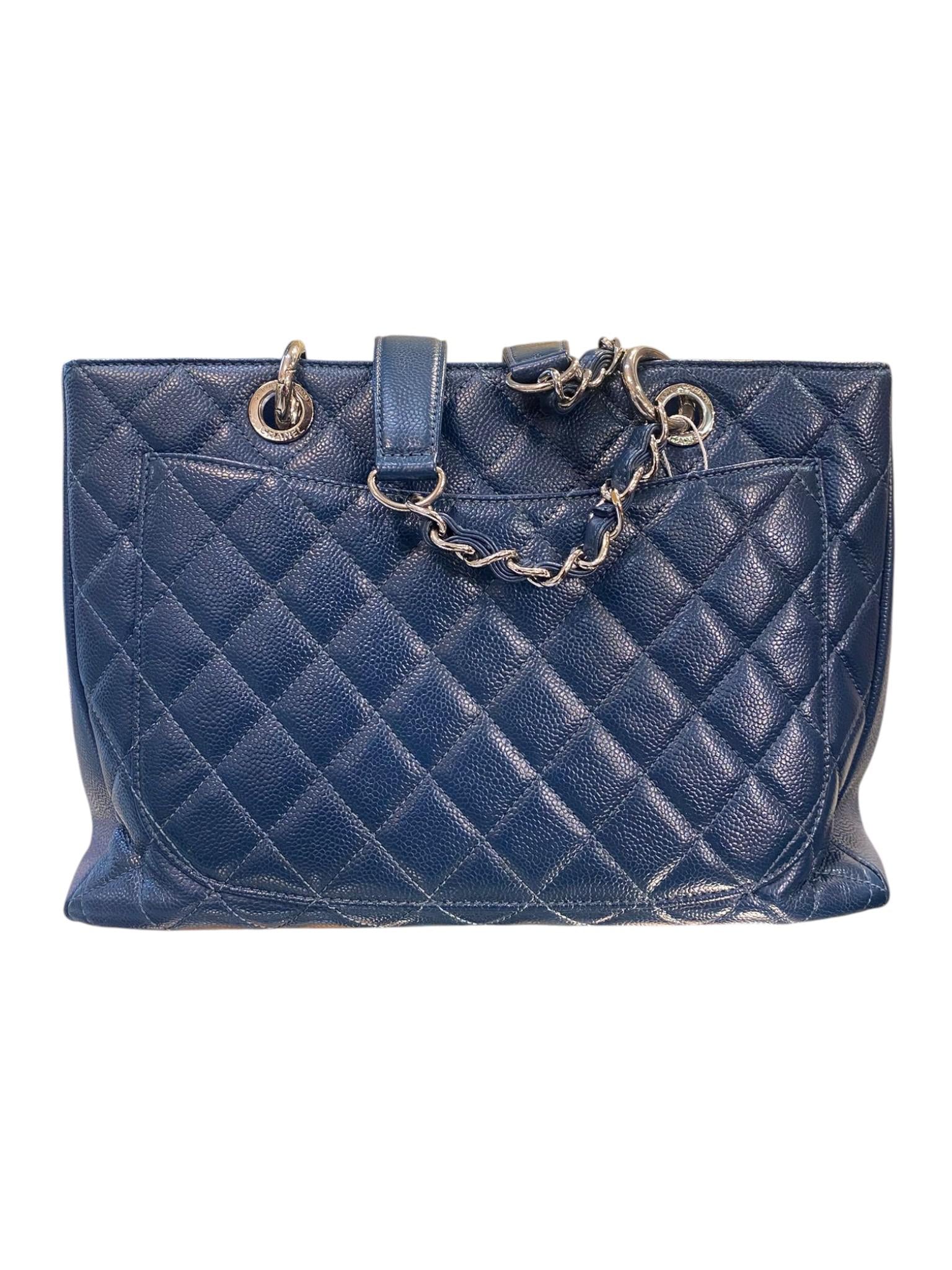 2012 Chanel Blue Caviar GST bag