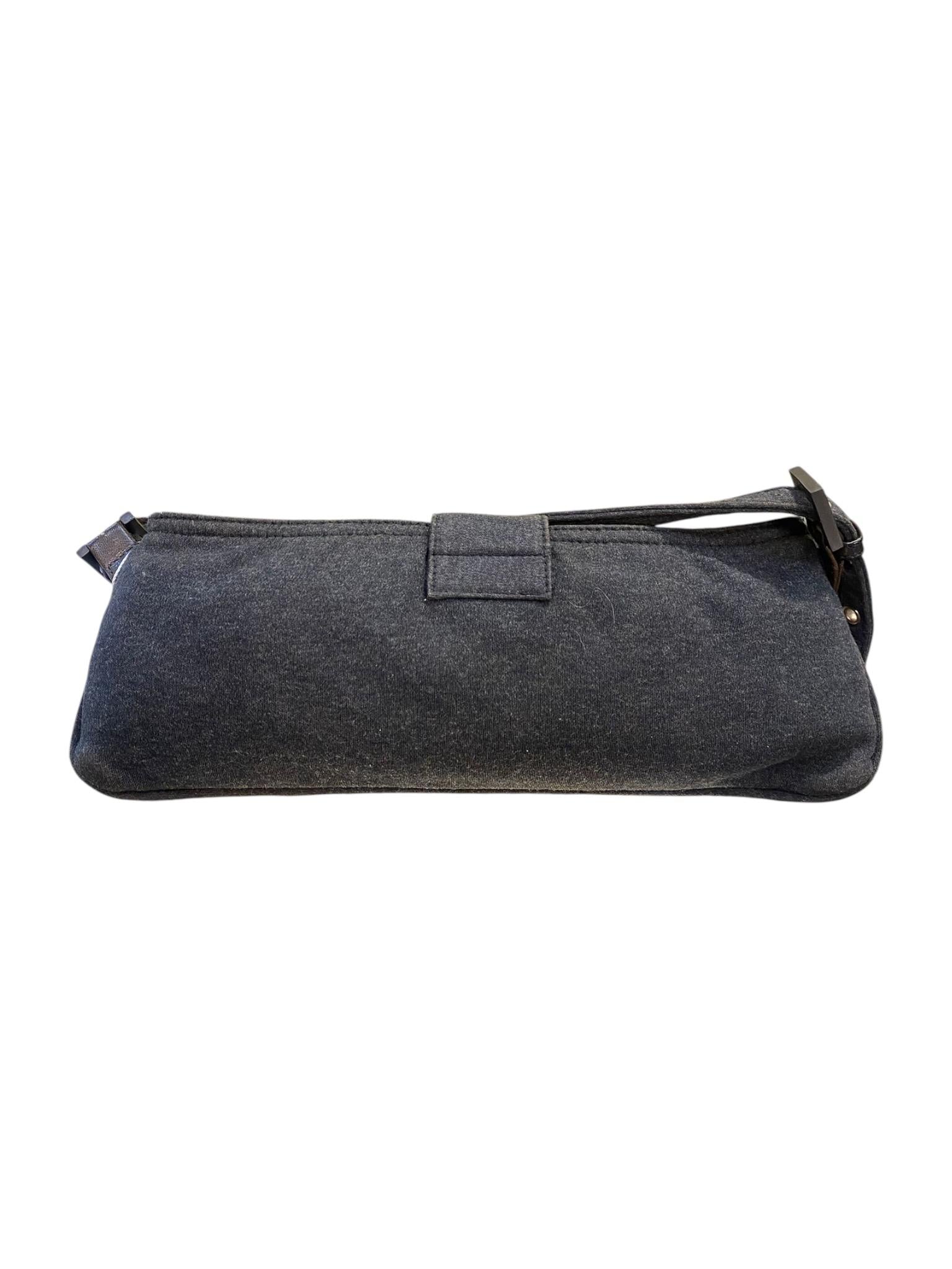 Fendi Jersey Baguette Shoulder Bag