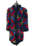 Christian Dior Multicolor Fur Coat (Frederic Castet '70s)