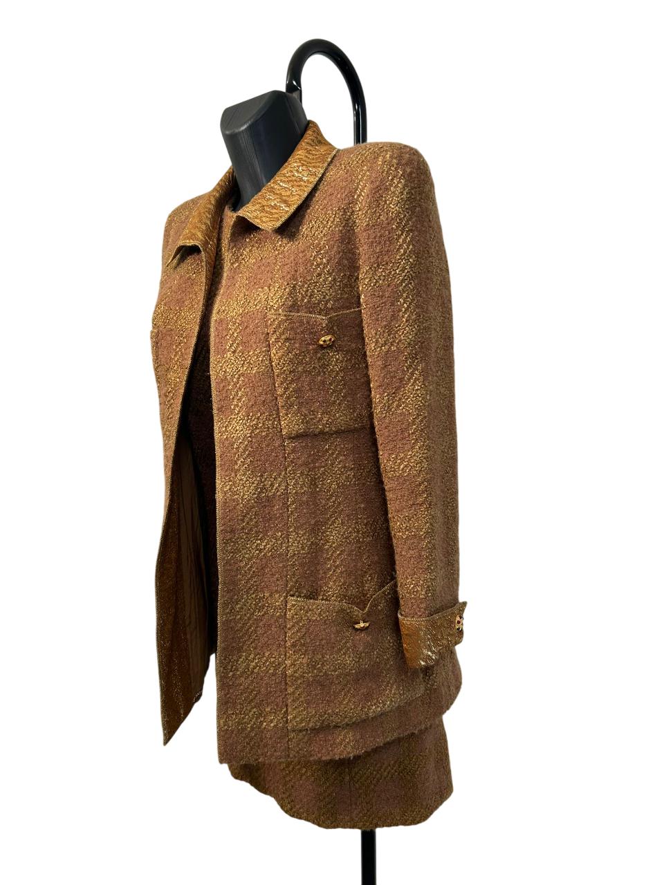Chanel Tailleur in brown with Gripoix  ( FW 1996/1997) Jacket