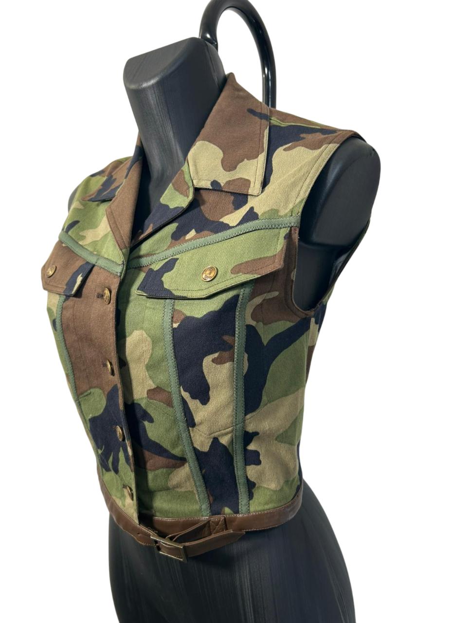 John Galliano x Christian Dior Military Gilet (SS 2001)