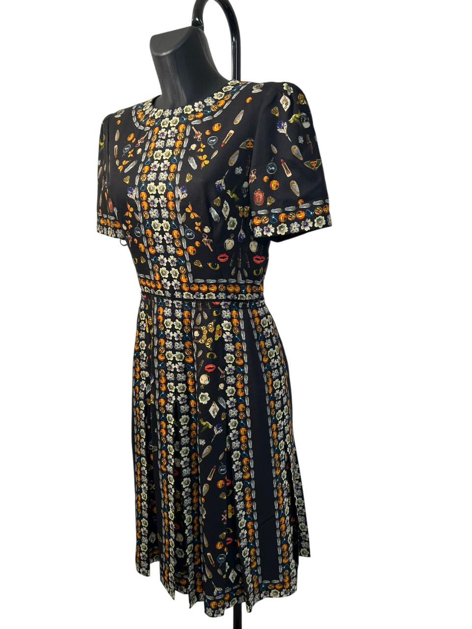 Alexander Mcqueen Obsession Talisman Print dress (2016)