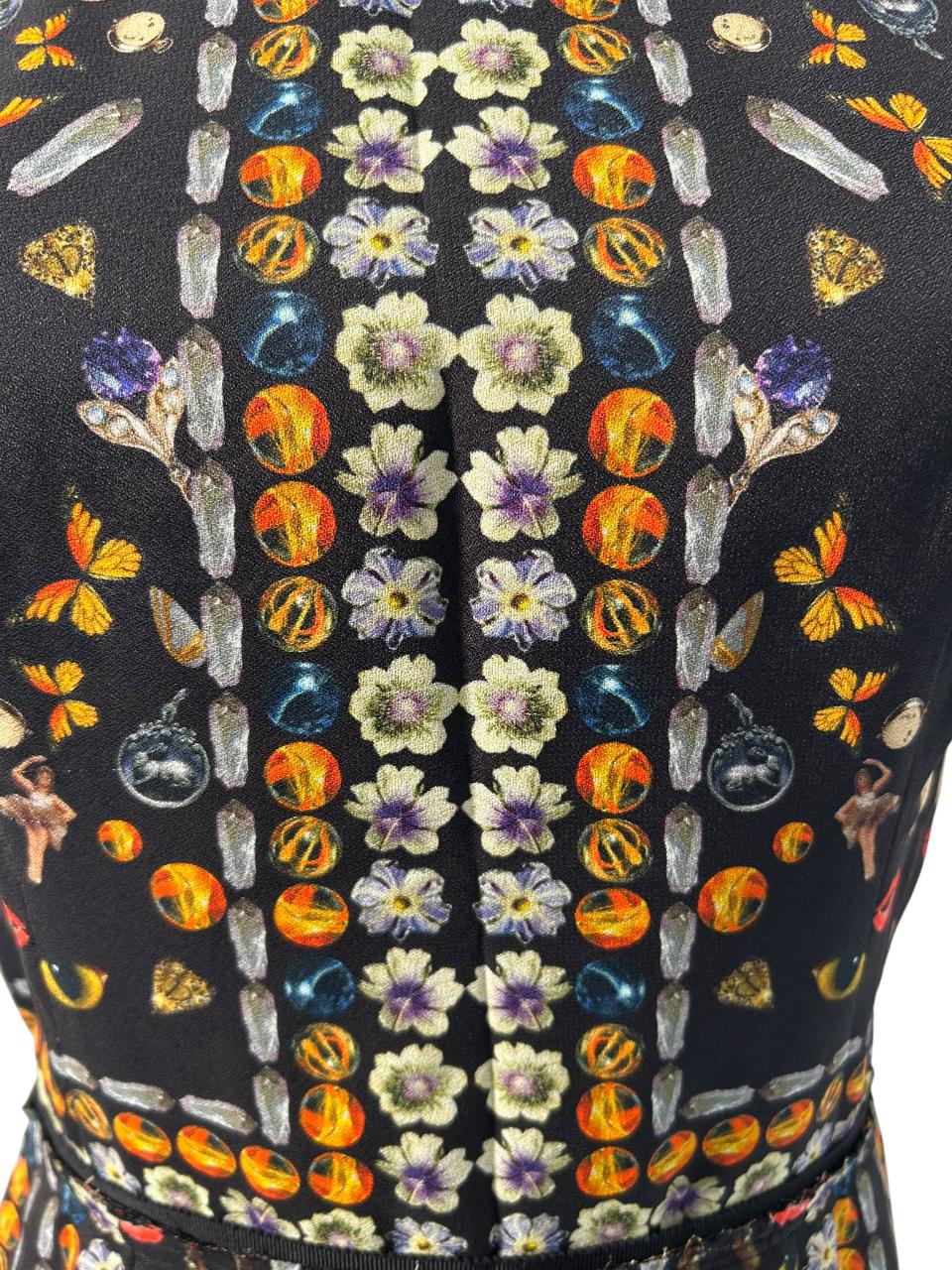 Alexander Mcqueen Obsession Talisman Print dress (2016)