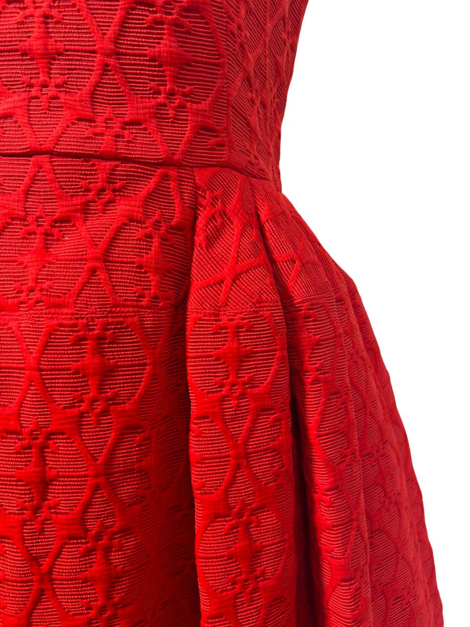 Alexander McQueen Orange Dress (2014)