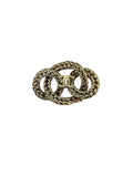 Chanel Interlocking CC Brooch ('70s)