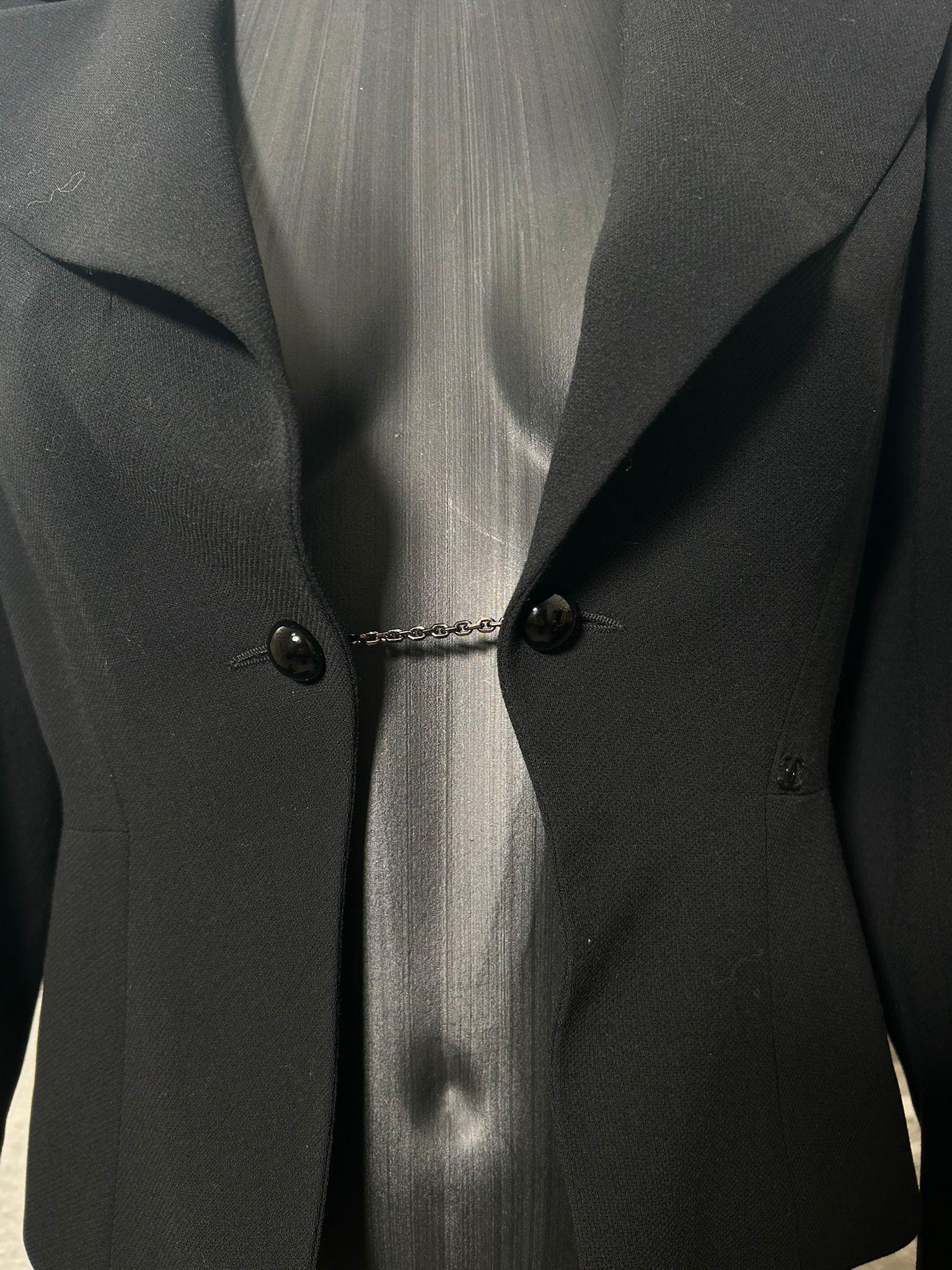 Chanel Black Jacket ( Spring/Summer 2003 by Karl Lagerfeld)