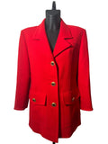 Givenchy Red Wool Jacket