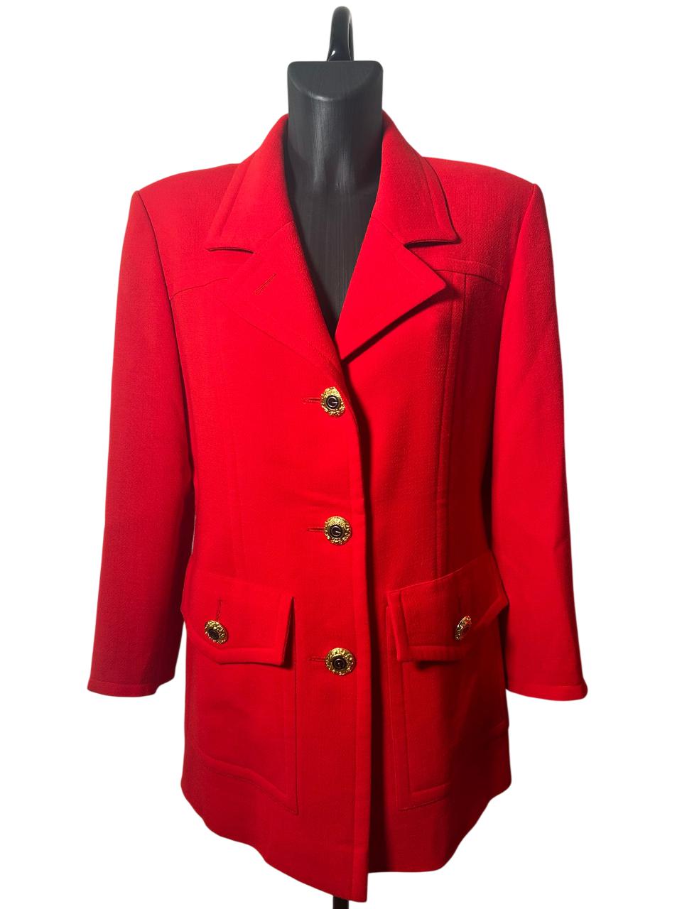 Givenchy Red Wool Jacket