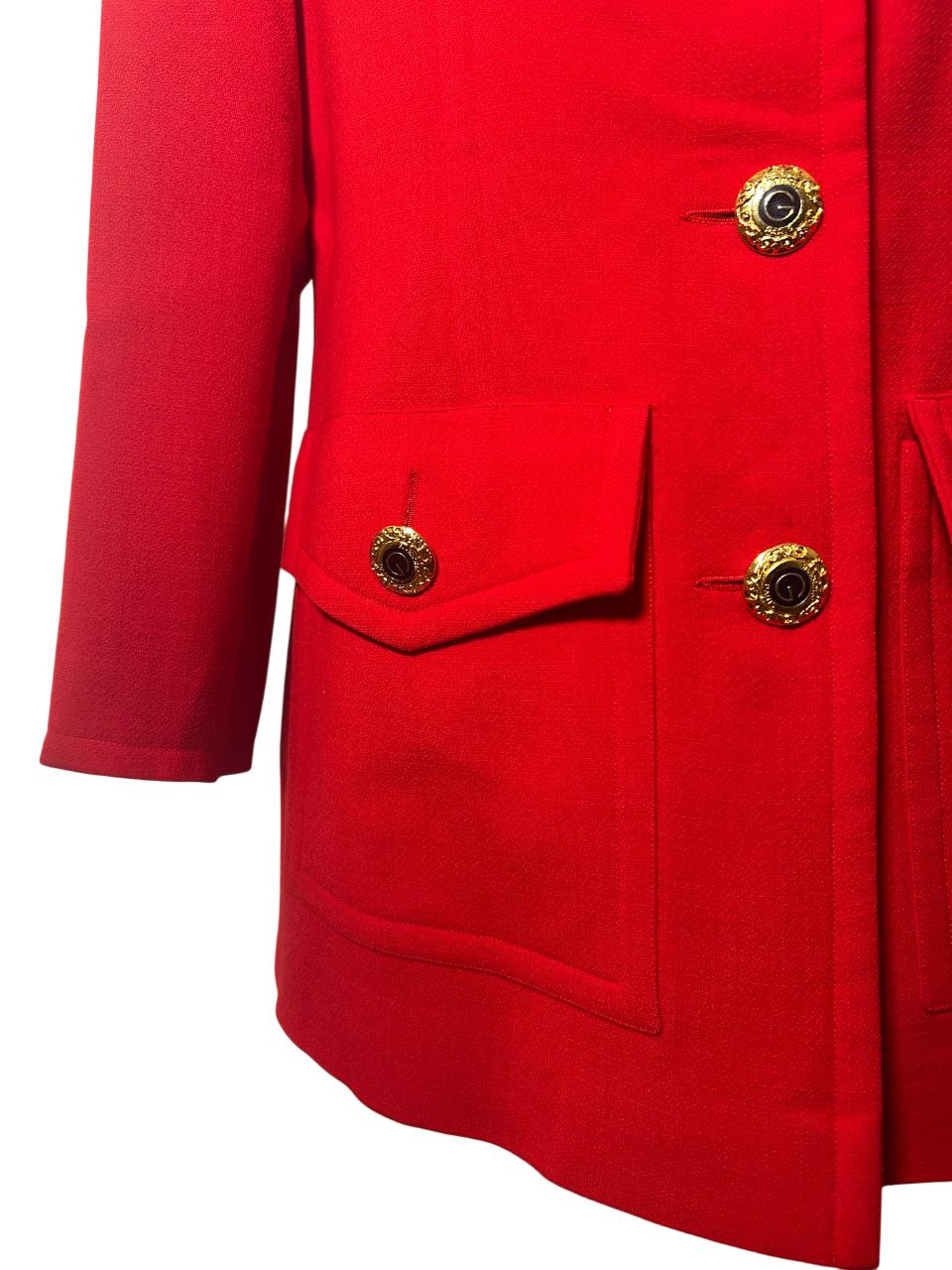 Givenchy Red Wool Jacket