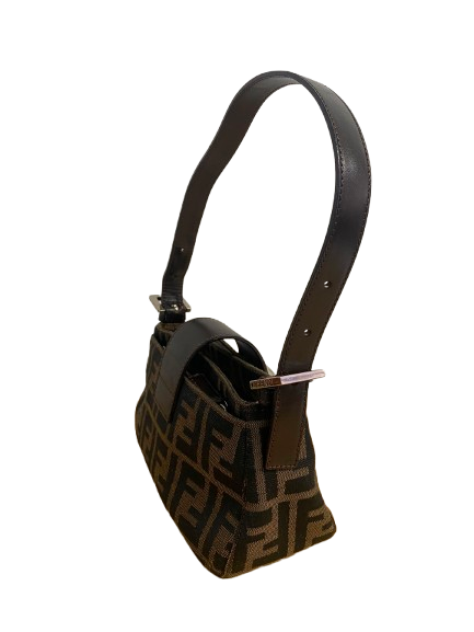 Fendi Brown Baguette in Monogram Canvas