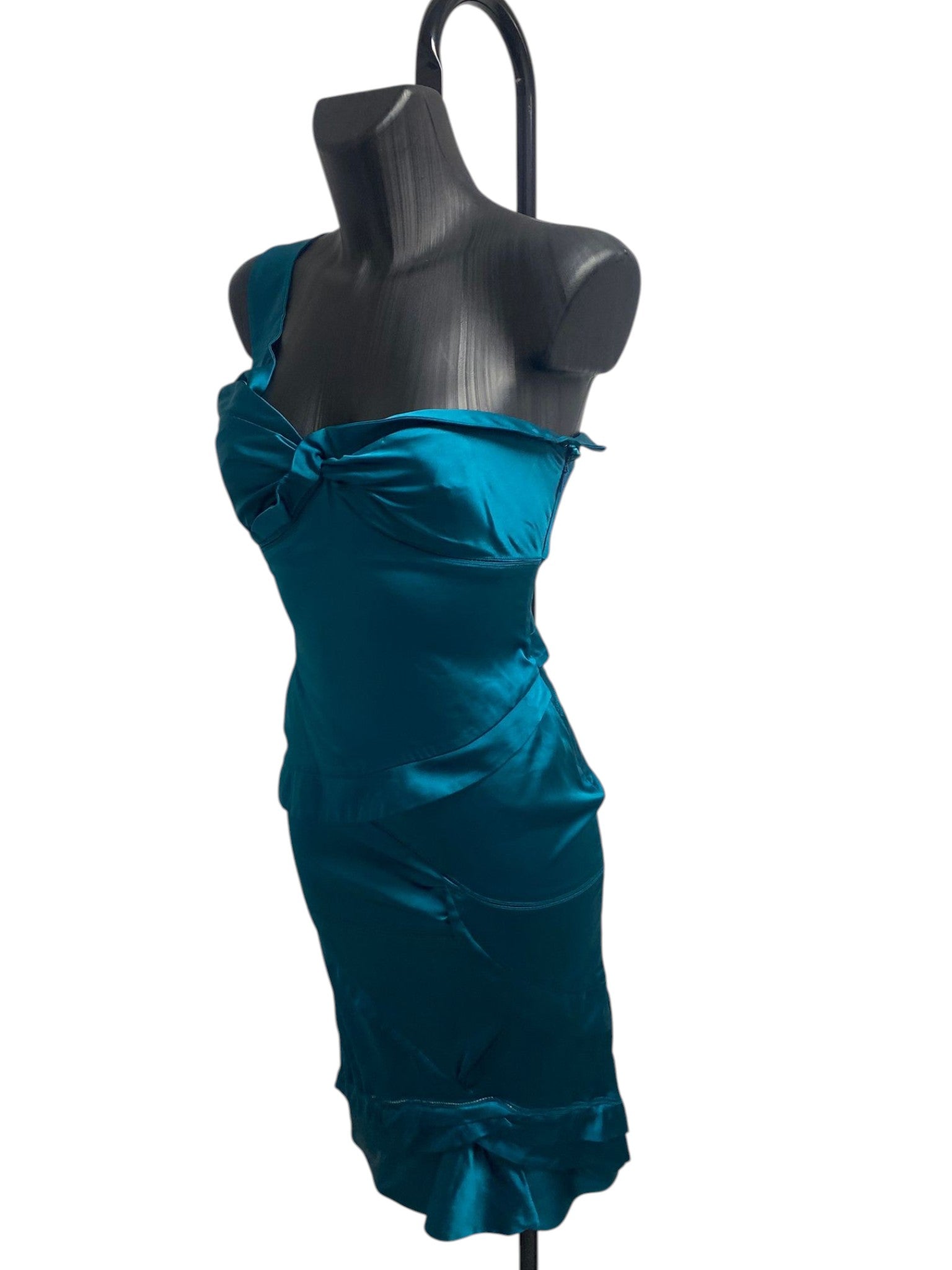 GUCCI FALL 2005 RTW Teal Dress