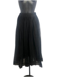 Christian Dior Black Tulle Skirt