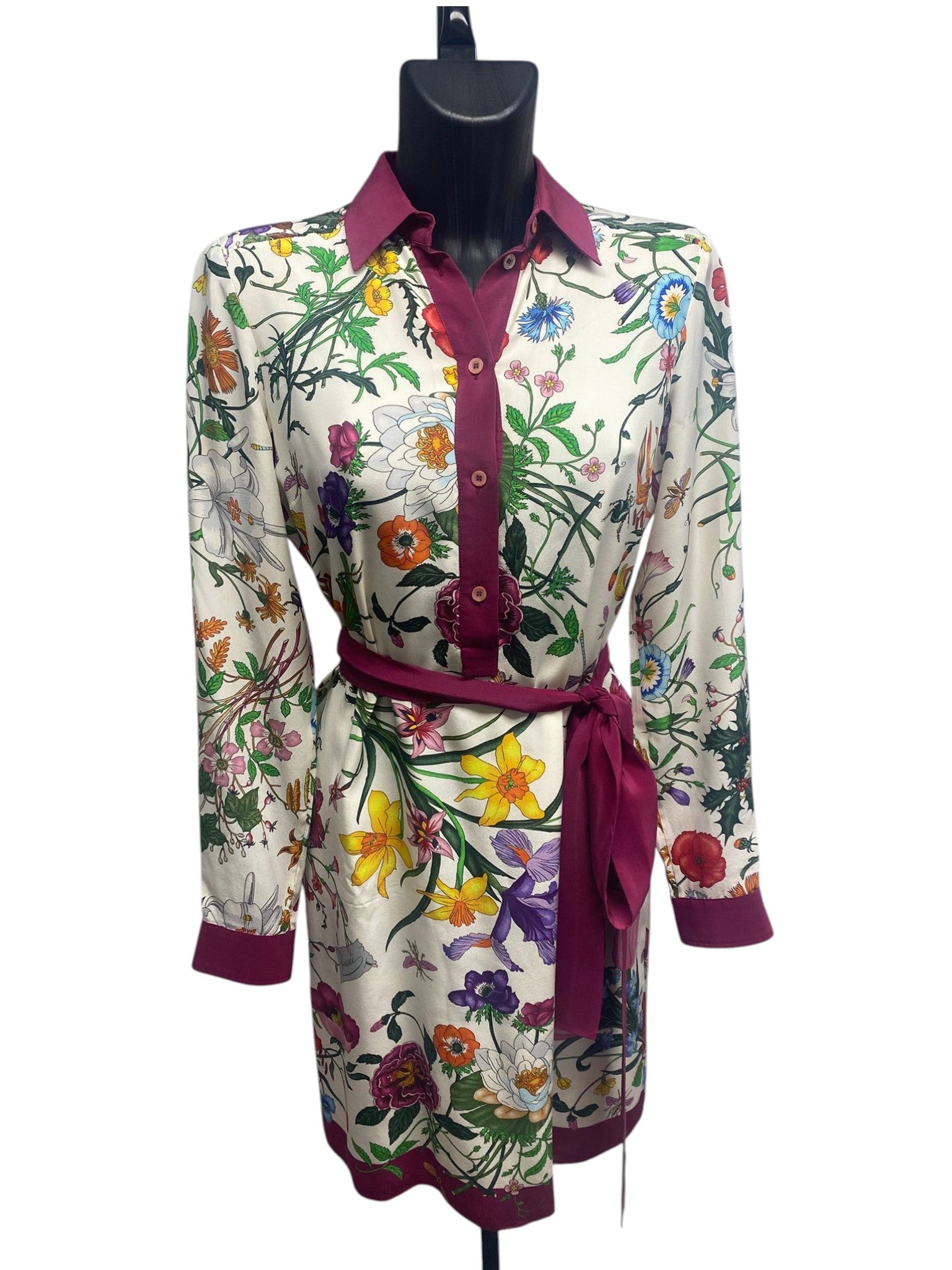 Gucci Flora Silk Dress – Opulence Vintage