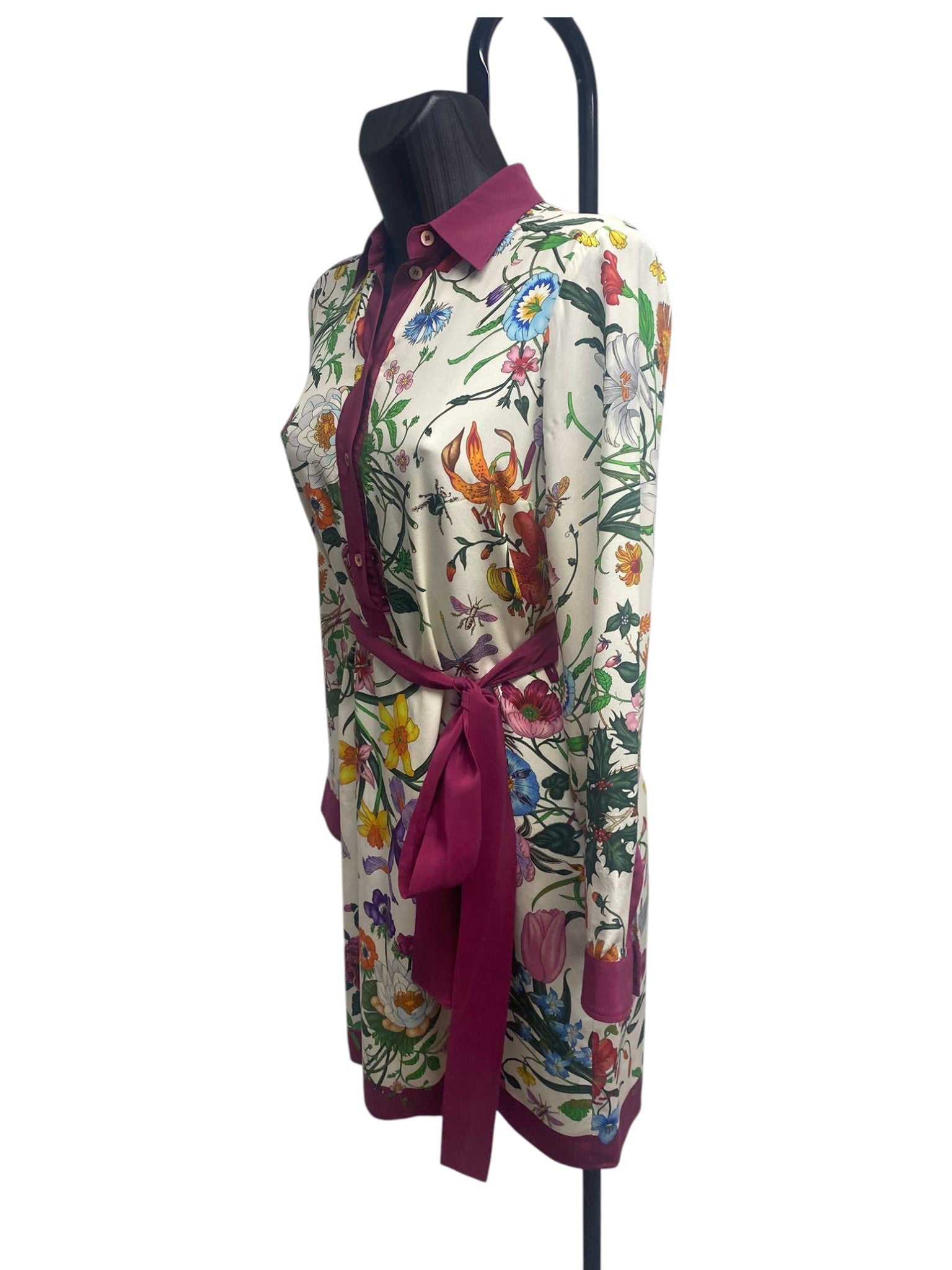 Gucci Flora Silk Dress