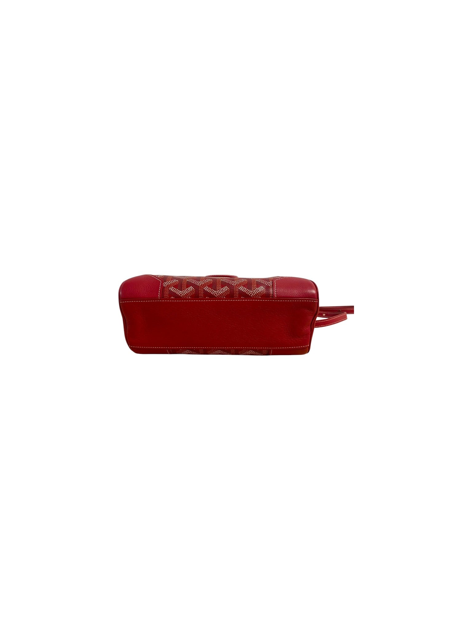 Goyard Mini Saigon Soft Red Leather & Goyardine Canvas