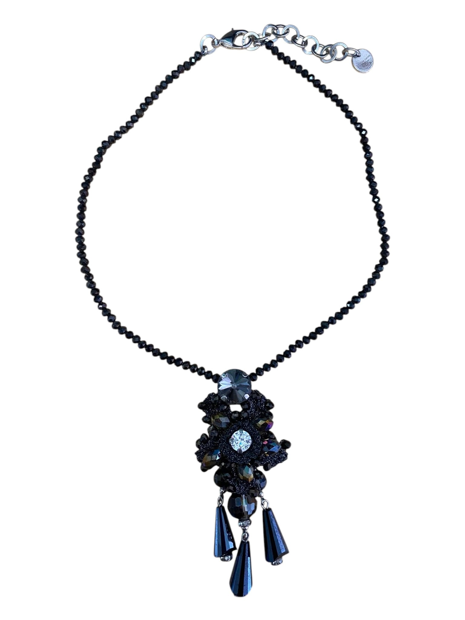 Christian Lacroix Black Pearls Necklace