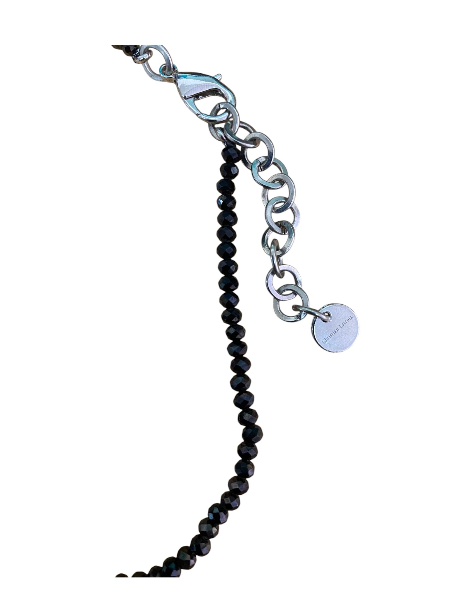 Christian Lacroix Black Pearls Necklace