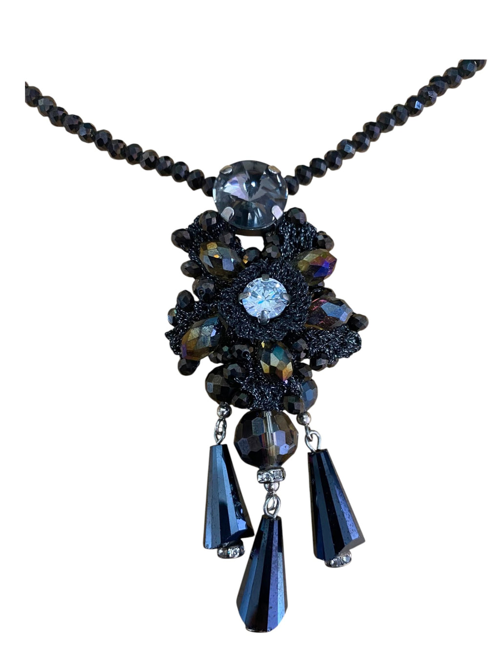 Christian Lacroix Black Pearls Necklace