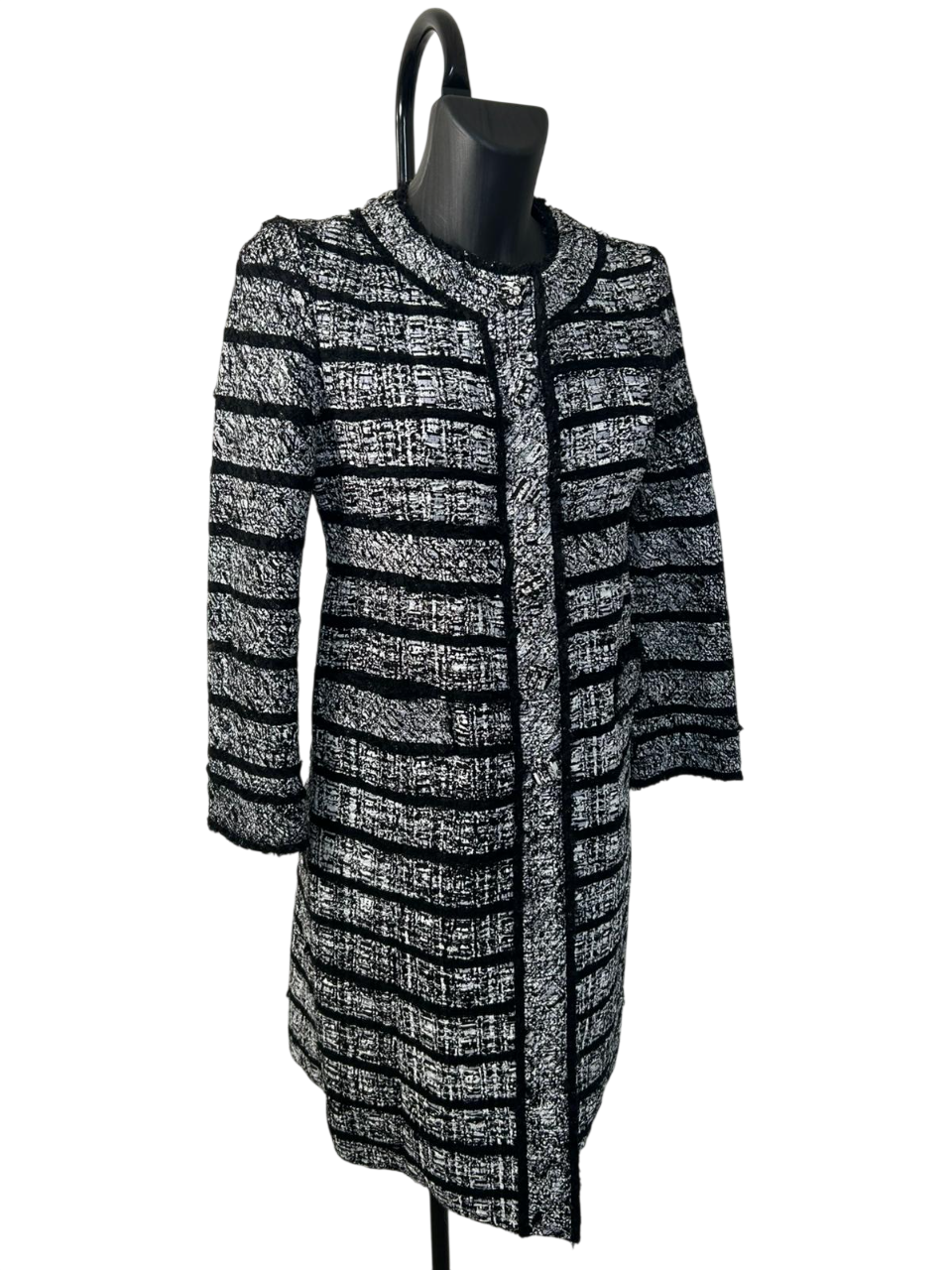 Marc Jacobs Tweed Black and White Coat