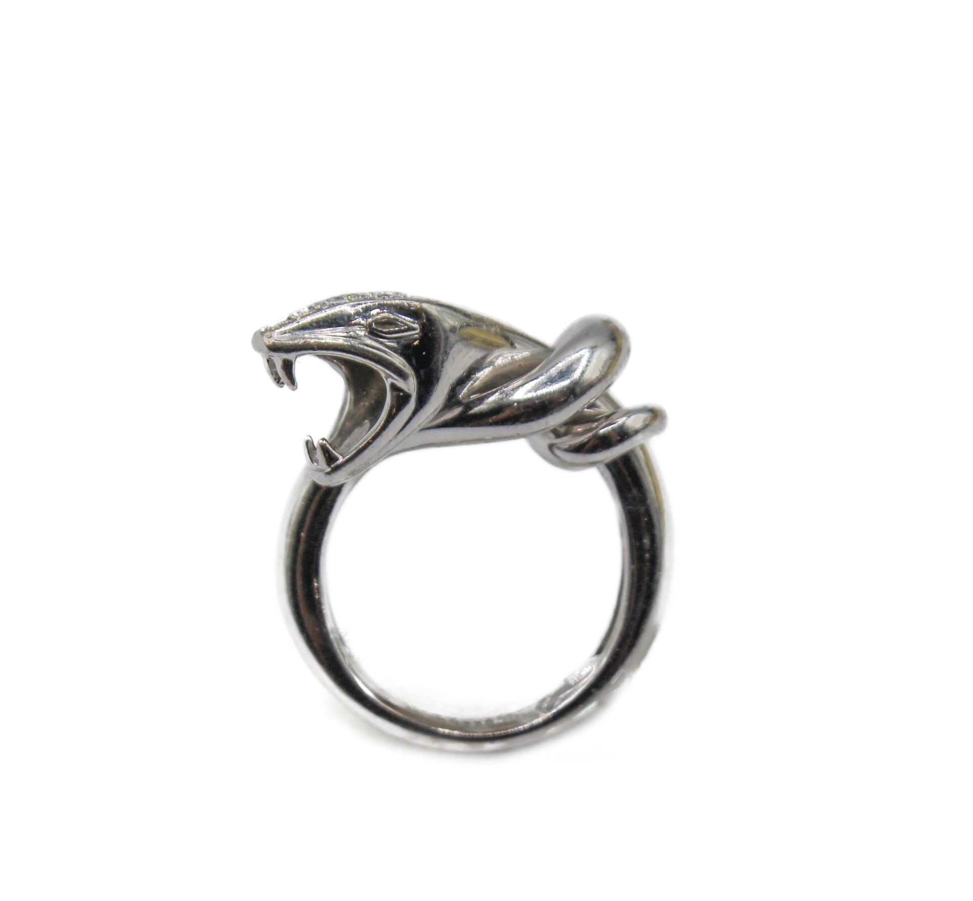 Boucheron Snake Trouble White gold and diamonds ring