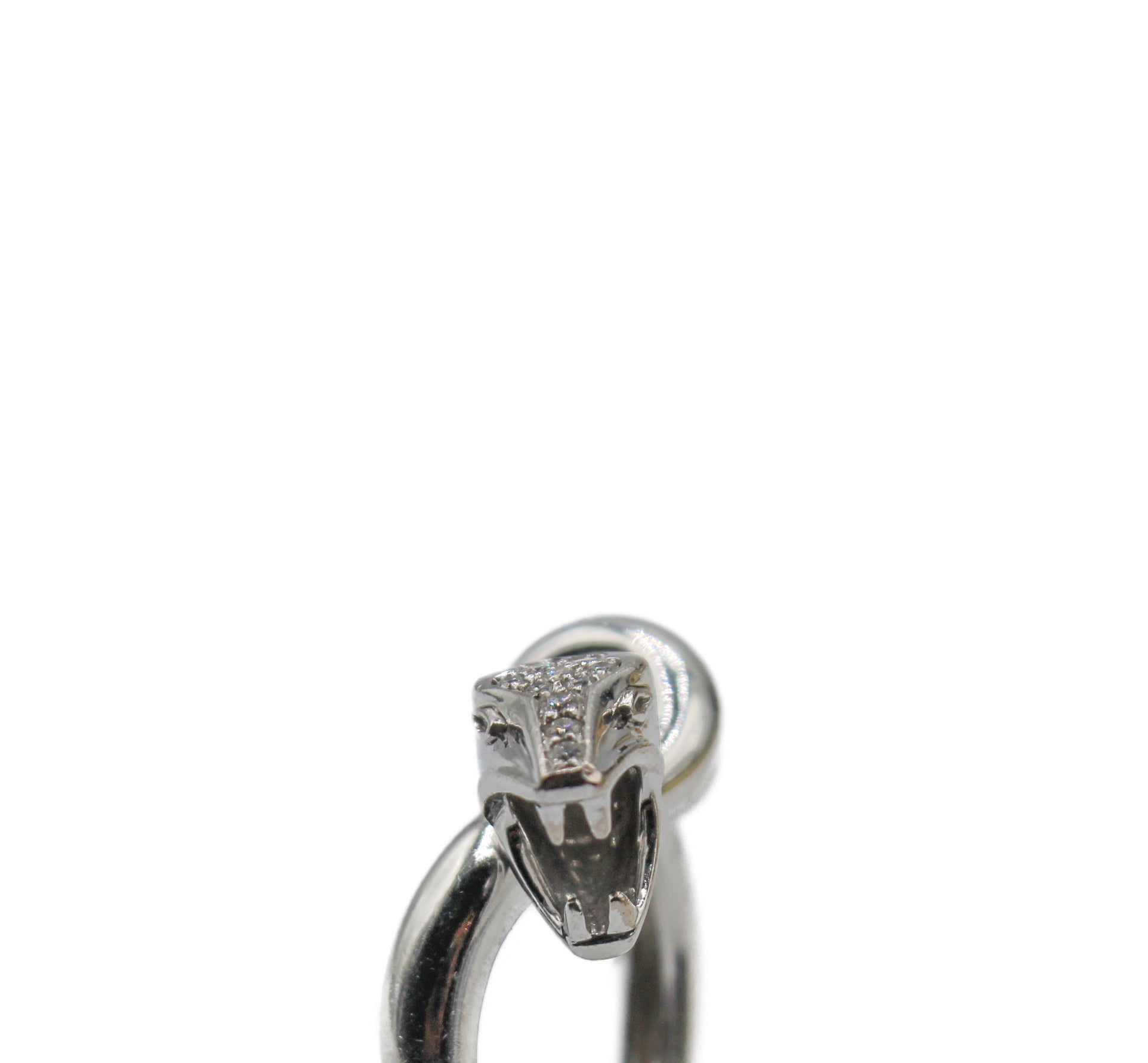 Boucheron Snake Trouble White gold and diamonds ring