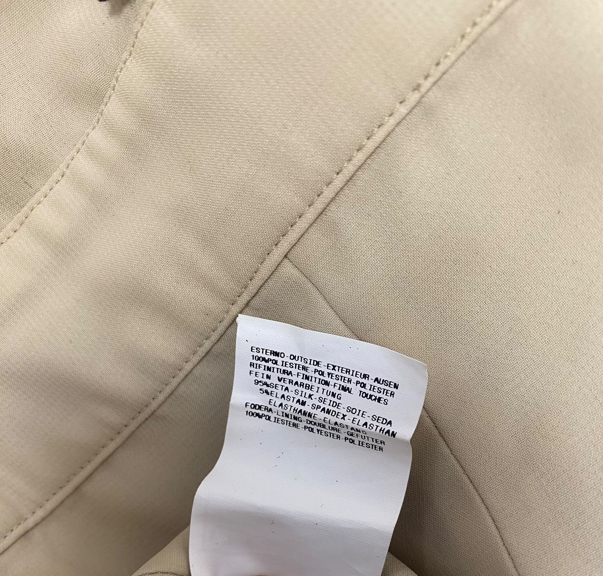 Beige Just Cavalli silk dress