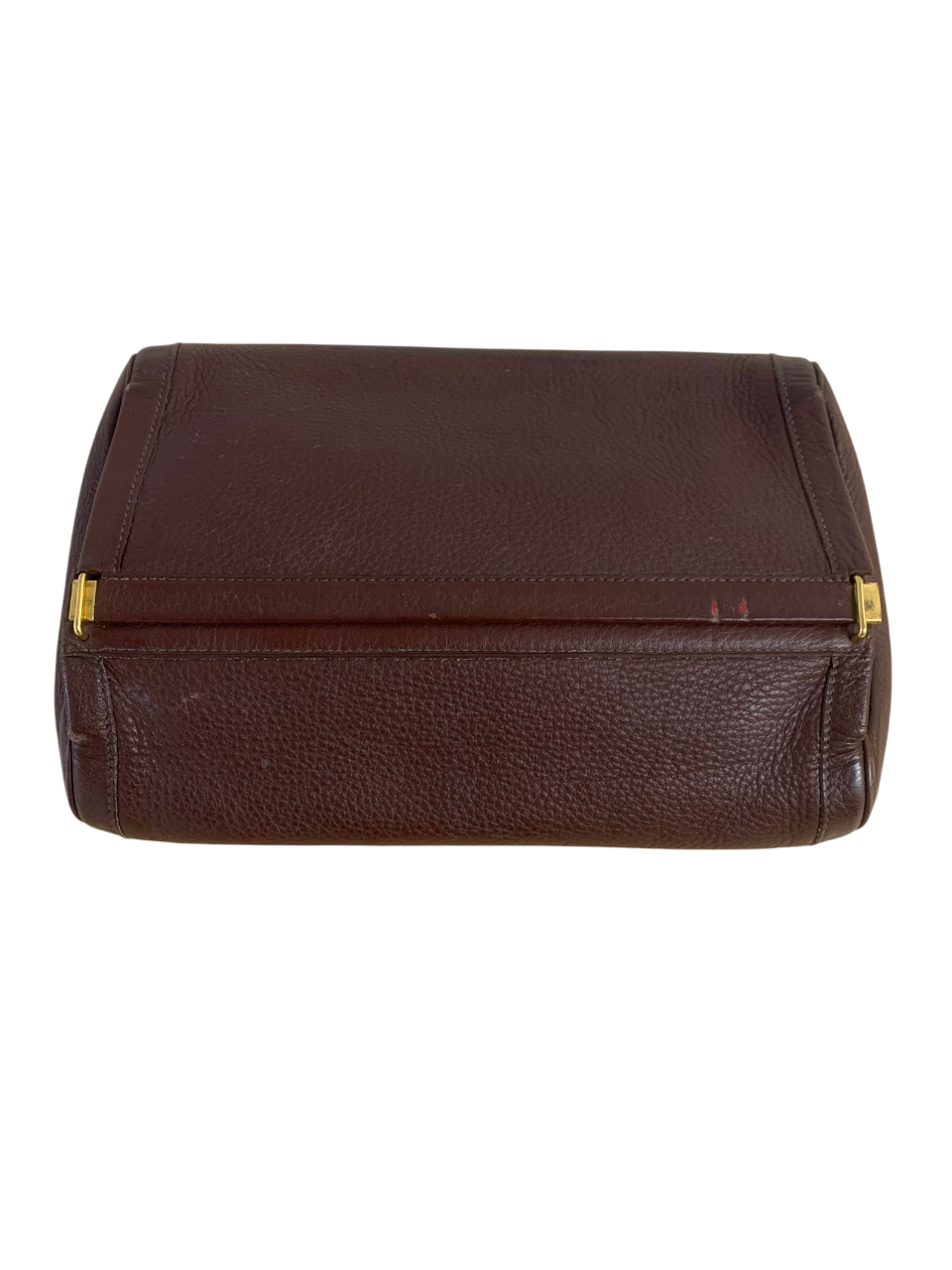 Hermès Equi Havana Clutch Brown Leather