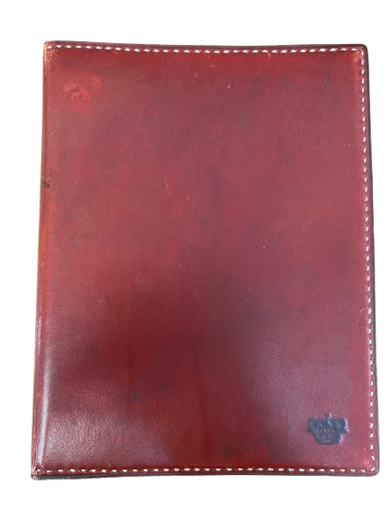 Hermès Protège Semainier in Bordeaux Leather