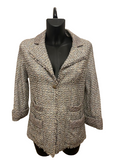 Chanel 3/4 Sleeves Tweed Jacket