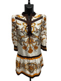 Gucci Seashell Print Silk Mini Dress – Size IT 40