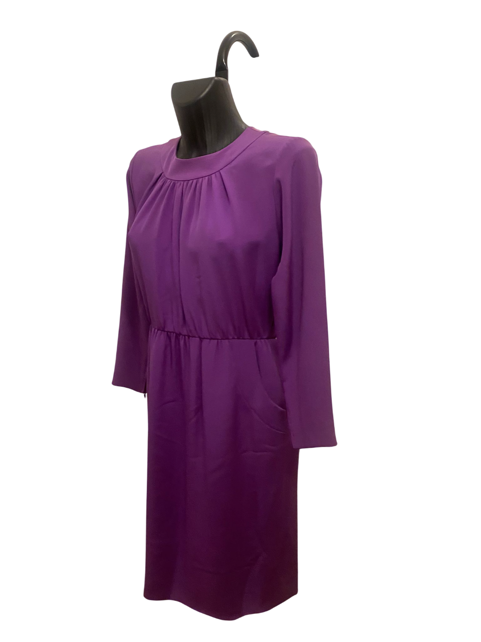 Yves Saint Laurent Haute Couture 1989 Purple Dress
