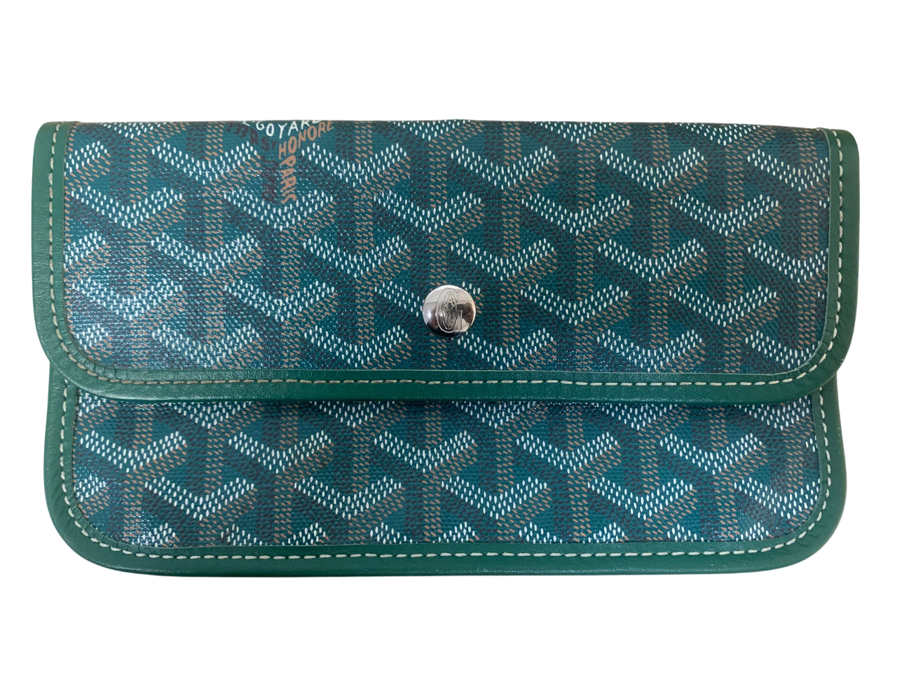 Goyard Green Pochette Saint Louis