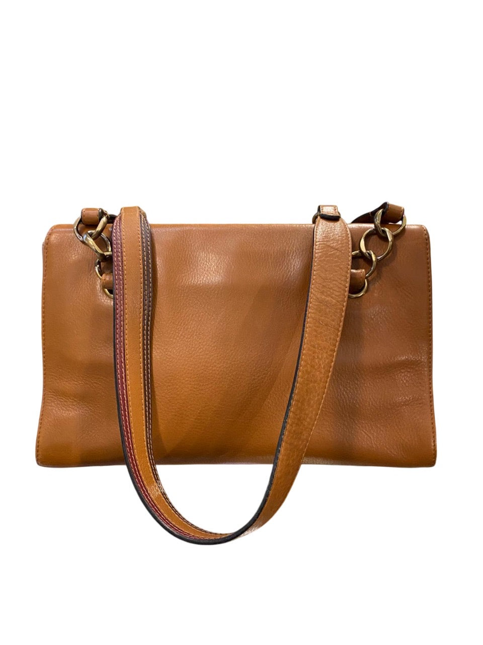 2002 Chanel Handbag Brown Leather