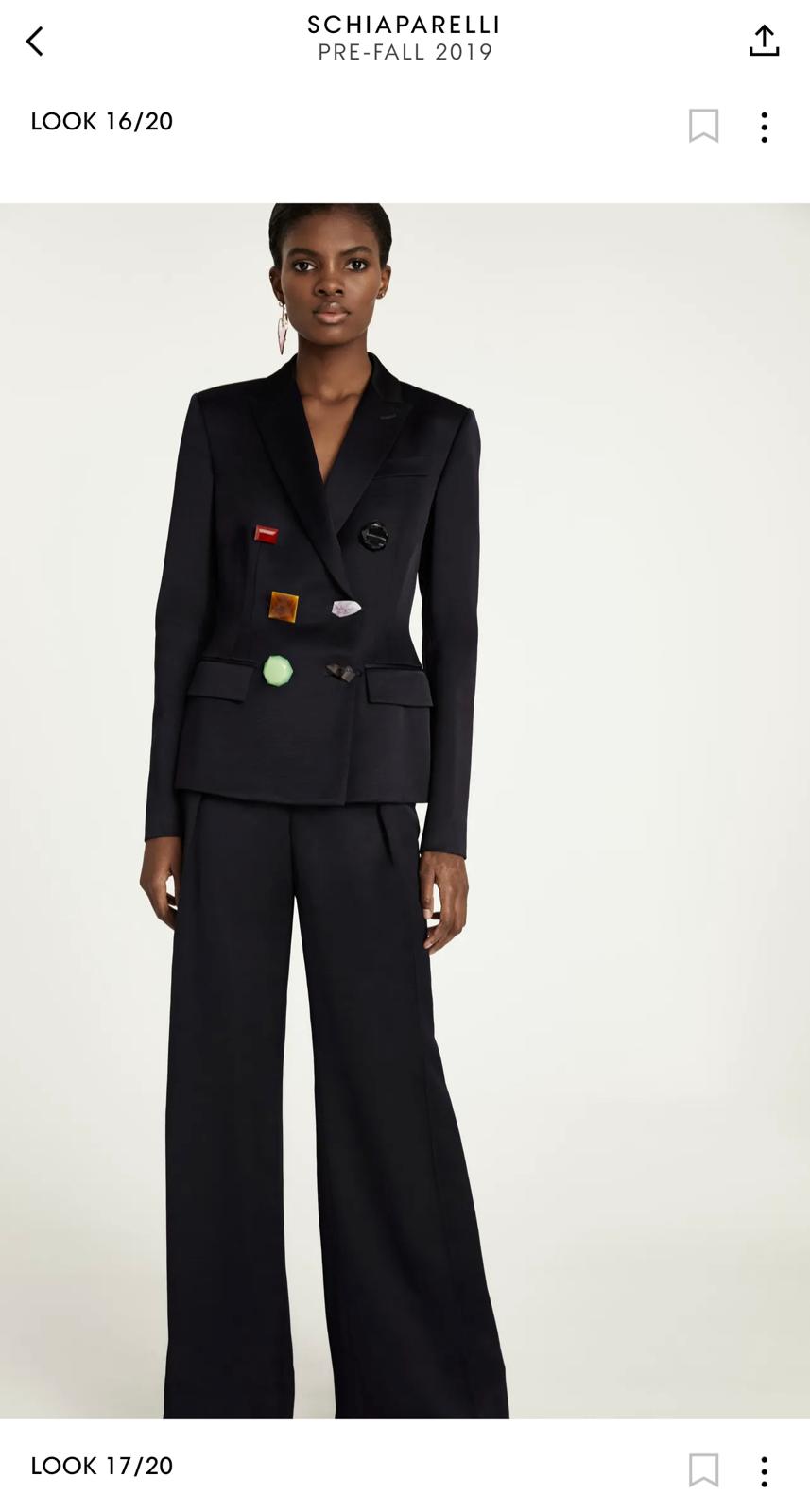 Schiaparelli PreFall 2019 Blazer (Bernard Guyon) look 17