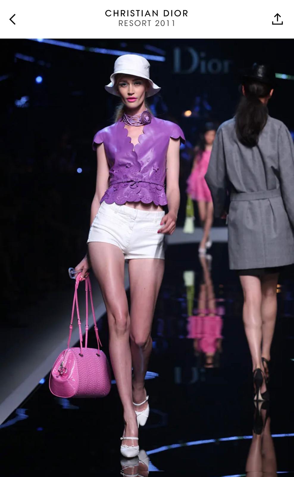 Christian Dior Purple Jacket ( Resort 2011) by John Galliano