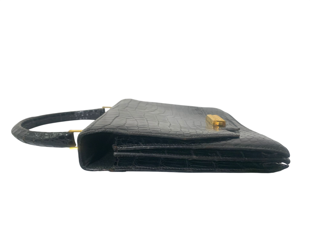 Hermès Croco Diamond Bag ('60s)