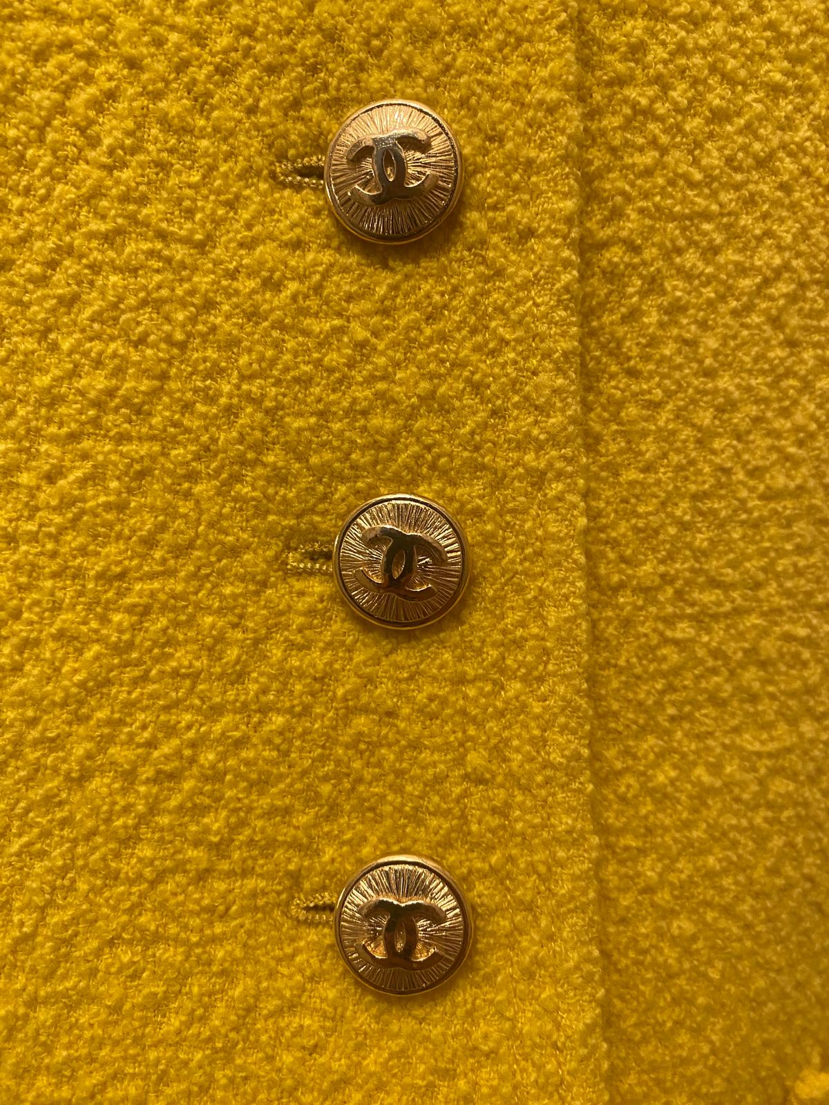 Chanel Yellow Blazer