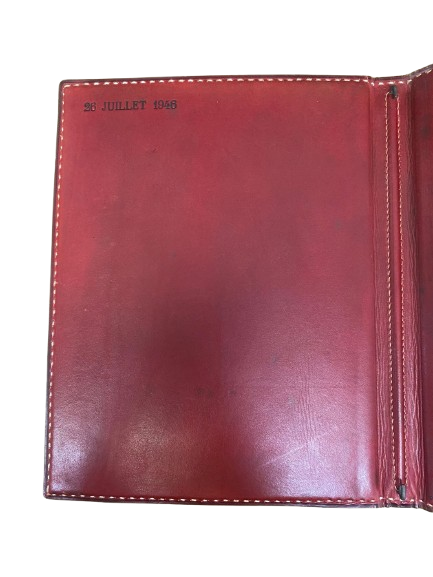 Hermès Protège Semainier in Bordeaux Leather