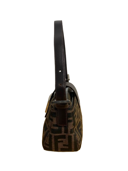 Fendi Brown Baguette in Monogram Canvas