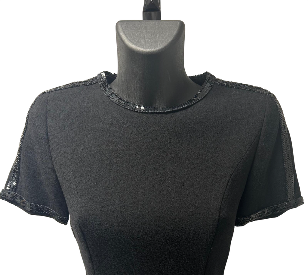 Louis Féraud black Dress with Sequins