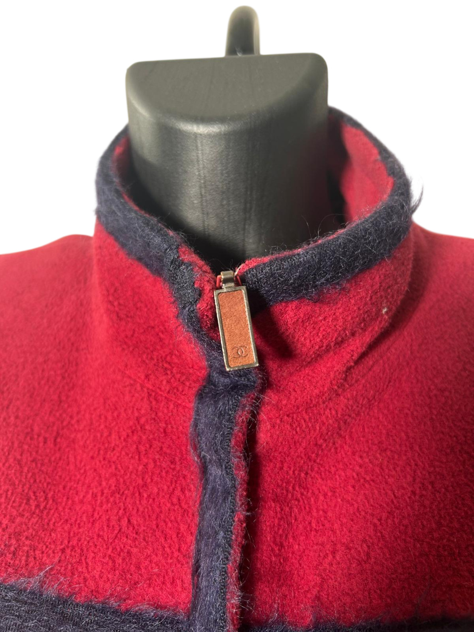 FW2000 CHANEL COCO LINE DESIGN FLEECE COAT