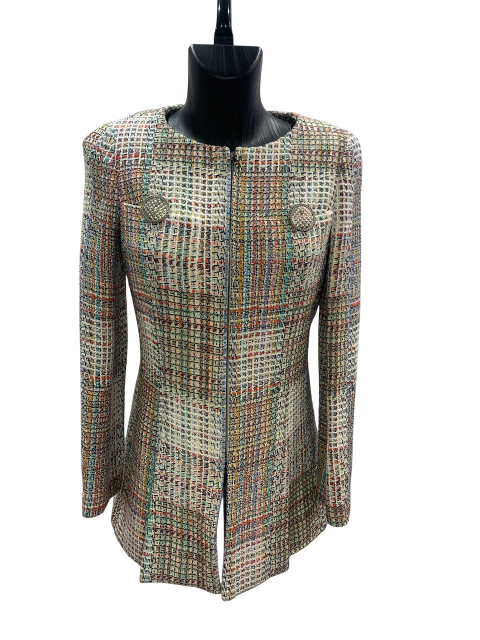 Chanel Cuba Lesage 2017 Tweed Long Jacket